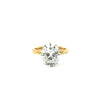 Elongated Cushion Cut Lab Diamond - Braid Shank- Available in 1.00ct -7.00ct - Lab Engagement Ring