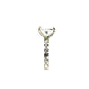 Elongated Cushion Natural Diamond - Shared Bead Shank with Diamond Encrusted Prongs / Choice of.80ct / 1.00ct / 1.20ct