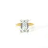 Emerald Cut Lab Diamond - Diamond Encrusted Prongs - Available in 1.00ct - 7.00ct - Lab Engagement Ring