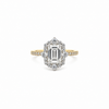 Emerald Cut Lab Diamond - Vintage Inspired Halo Design- Available in 1.00ct - 7.00ct - Halo Lab Diamonds