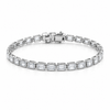 Emerald Cut Tennis Bracelet | 5.87CT TW | Lab Diamonds | 7’’ Length - Lab Diamond Tennis Bracelets