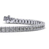 Emerald Cut Tennis Bracelets -Lab Diamonds - Choice of White Gold or Yellow Gold- 8.00ct to 15.00ct Total Weight - Lab