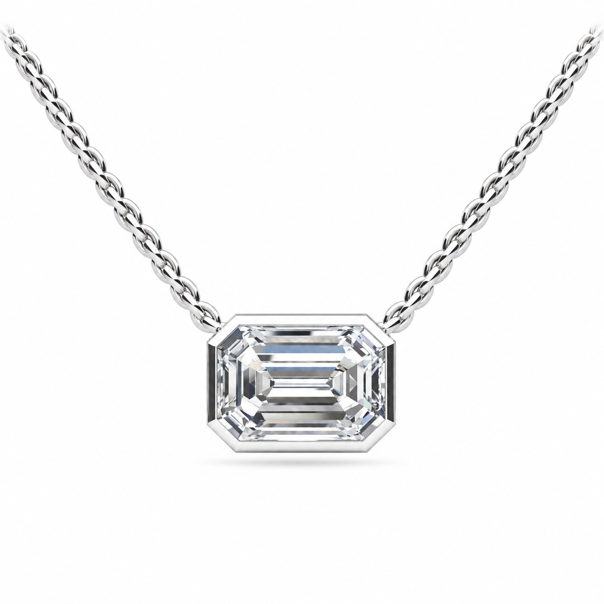 Evening Emerald Diamond Pendant – view 1 of 2
