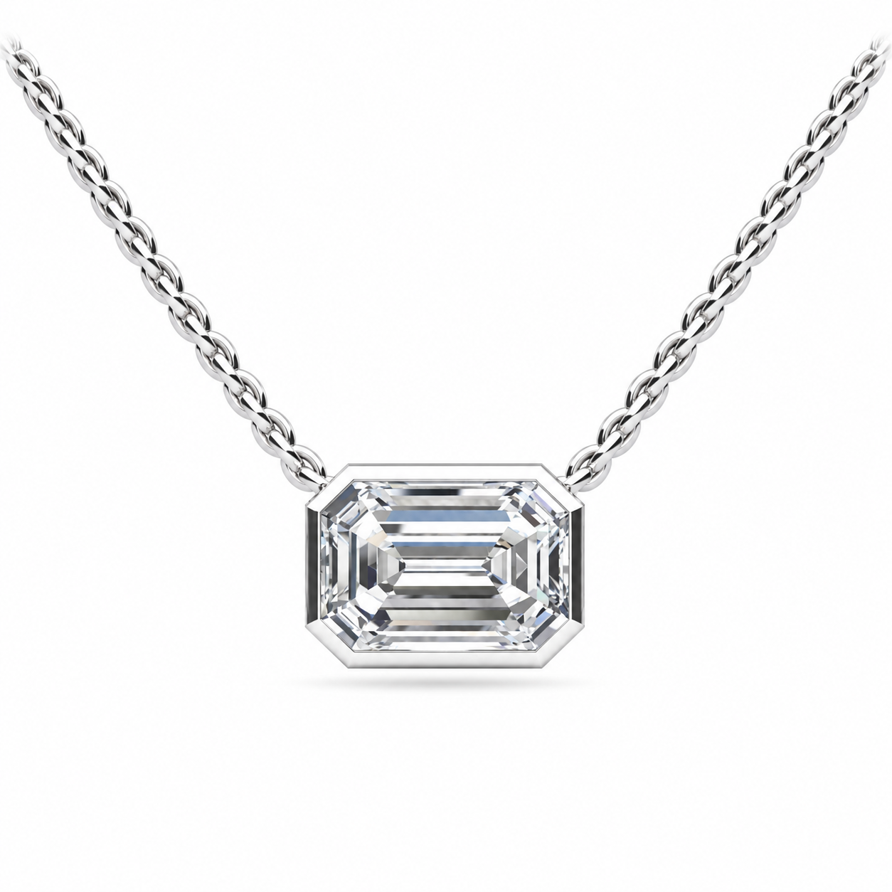 Evening Emerald Diamond Pendant – view 1 of 2