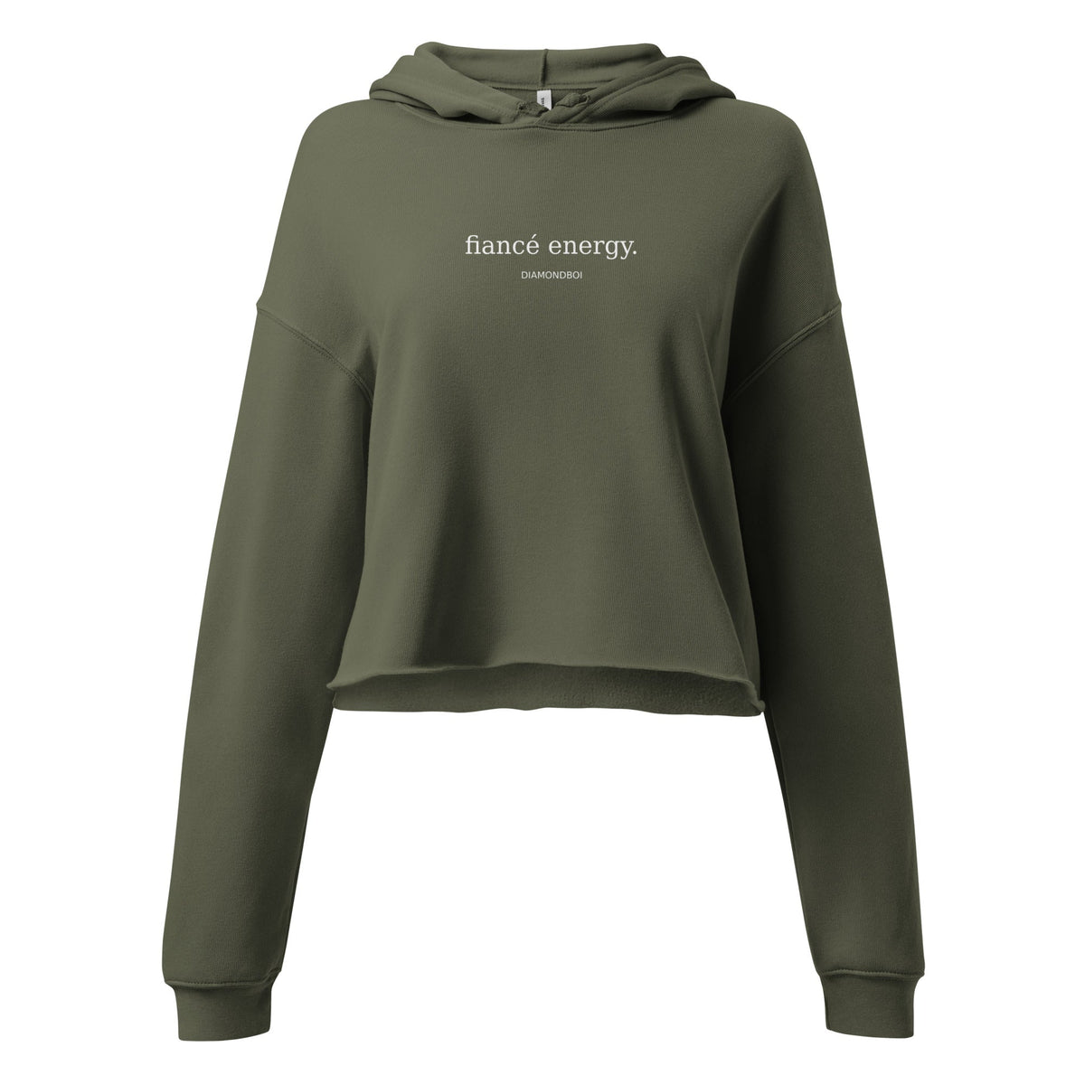 "fiance energy" Crop Hoodie – view 6 of 20
