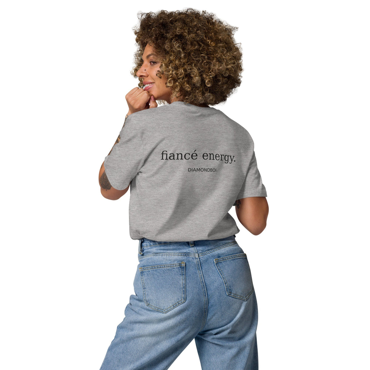 "fiance energy" organic cotton t-shirt – view 8 of 15