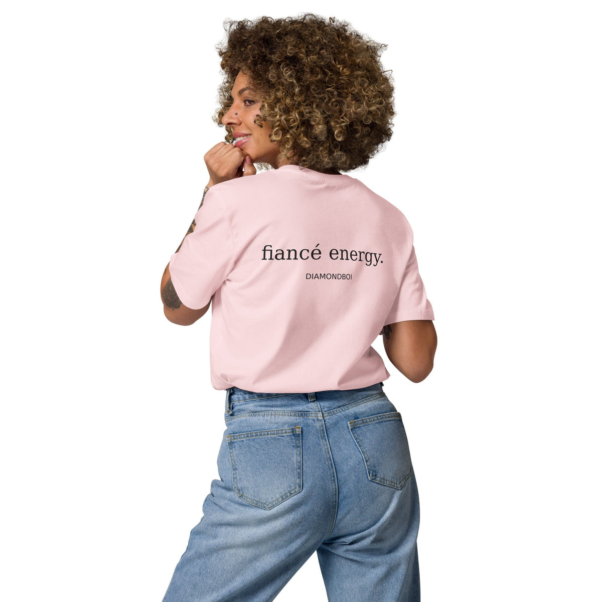 "fiance energy" organic cotton t-shirt – view 12 of 15
