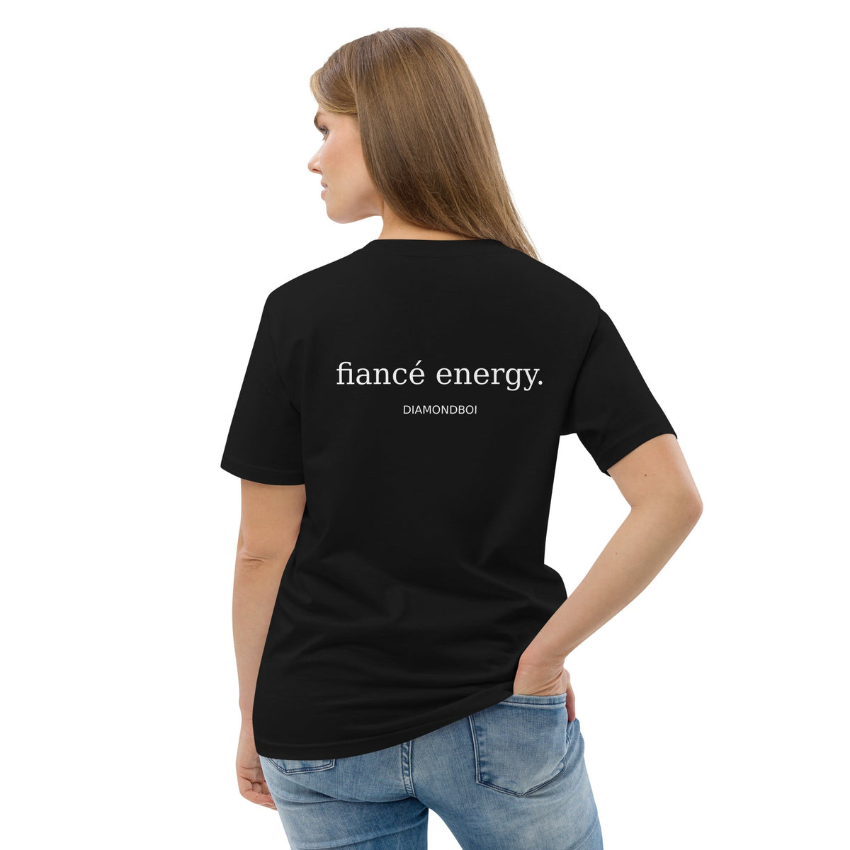 "fiance energy" organic cotton t-shirt – view 1 of 20