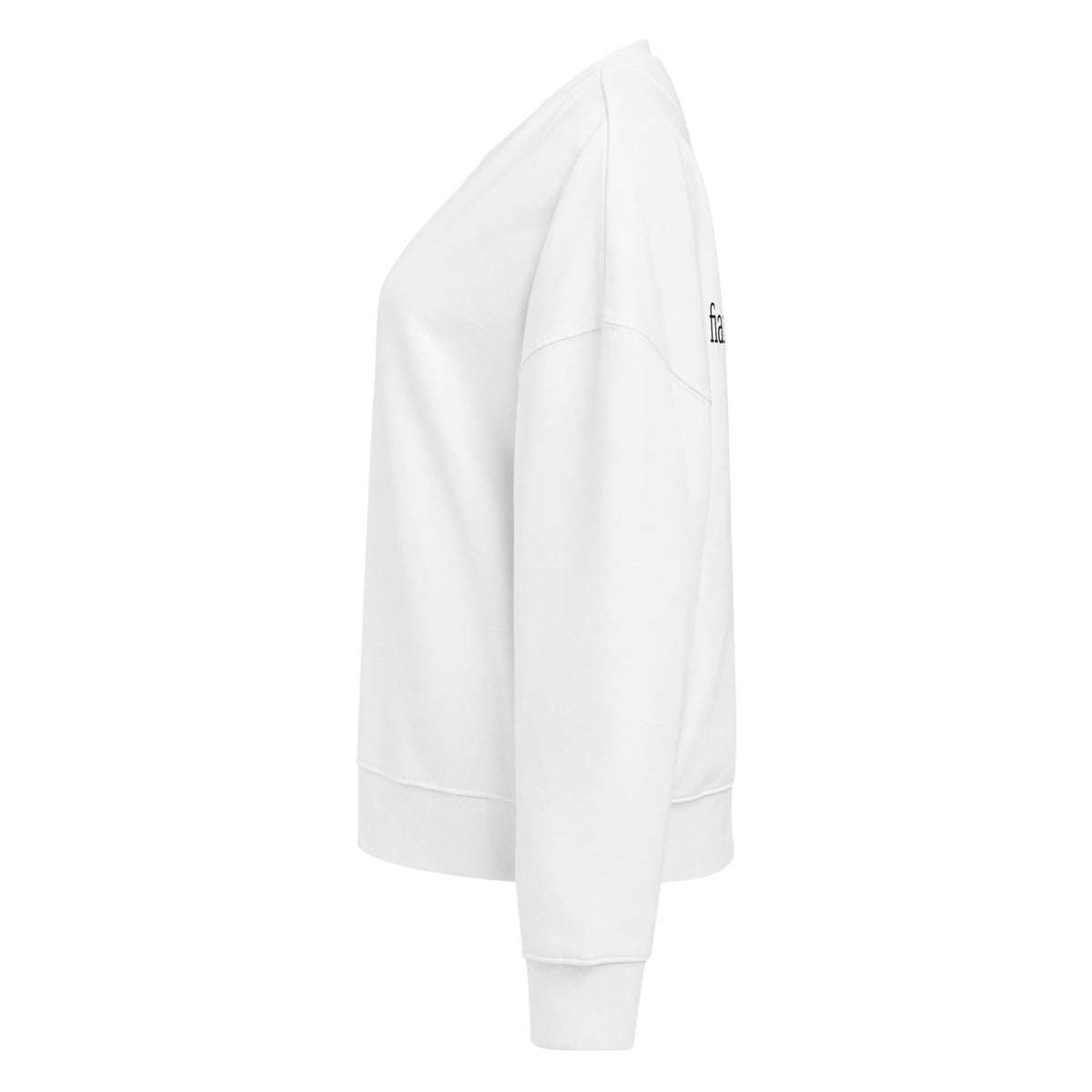 "fiance energy" Women’s organic crew neck sweatshirt – view 7 of 8
