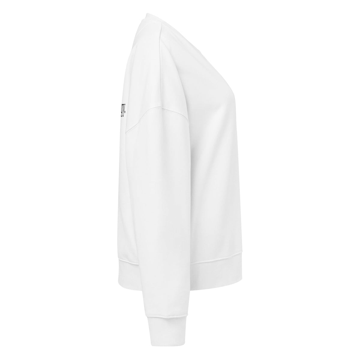 "fiance energy" Women’s organic crew neck sweatshirt – view 8 of 8