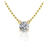 Floating Diamond Solitaire Pendant - Available in.25ct to 2.00ct - Lab Natural Necklace