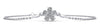 Flower Shaped Diamond Adjustable Bracelet- Lab or Batural Diamonds -.96ct Total Weight - Lab or Natural Bracelet