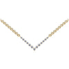 Graduated V-Neck Diamond Necklace – view 2 of 2