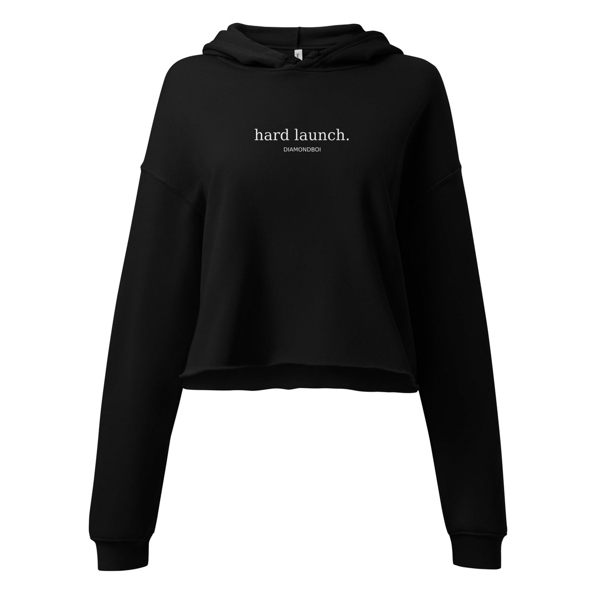 "Hard Launch" Crop Hoodie – view 2 of 20