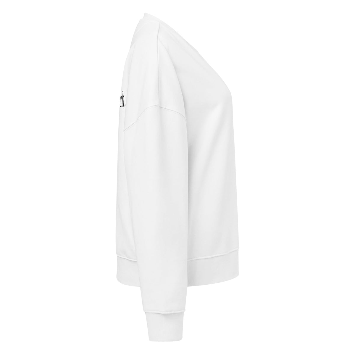 "hard launch" Women’s organic crew neck sweatshirt – view 8 of 10