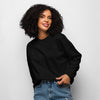 "hard launch" Women’s organic crew neck sweatshirt – view 5 of 5