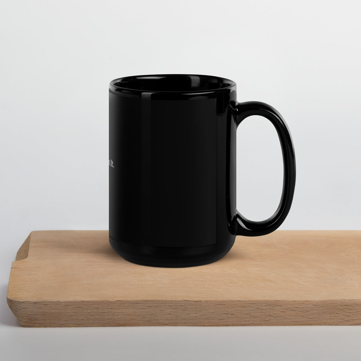 "He Put A Ring On It" Black Glossy Mug – view 6 of 12