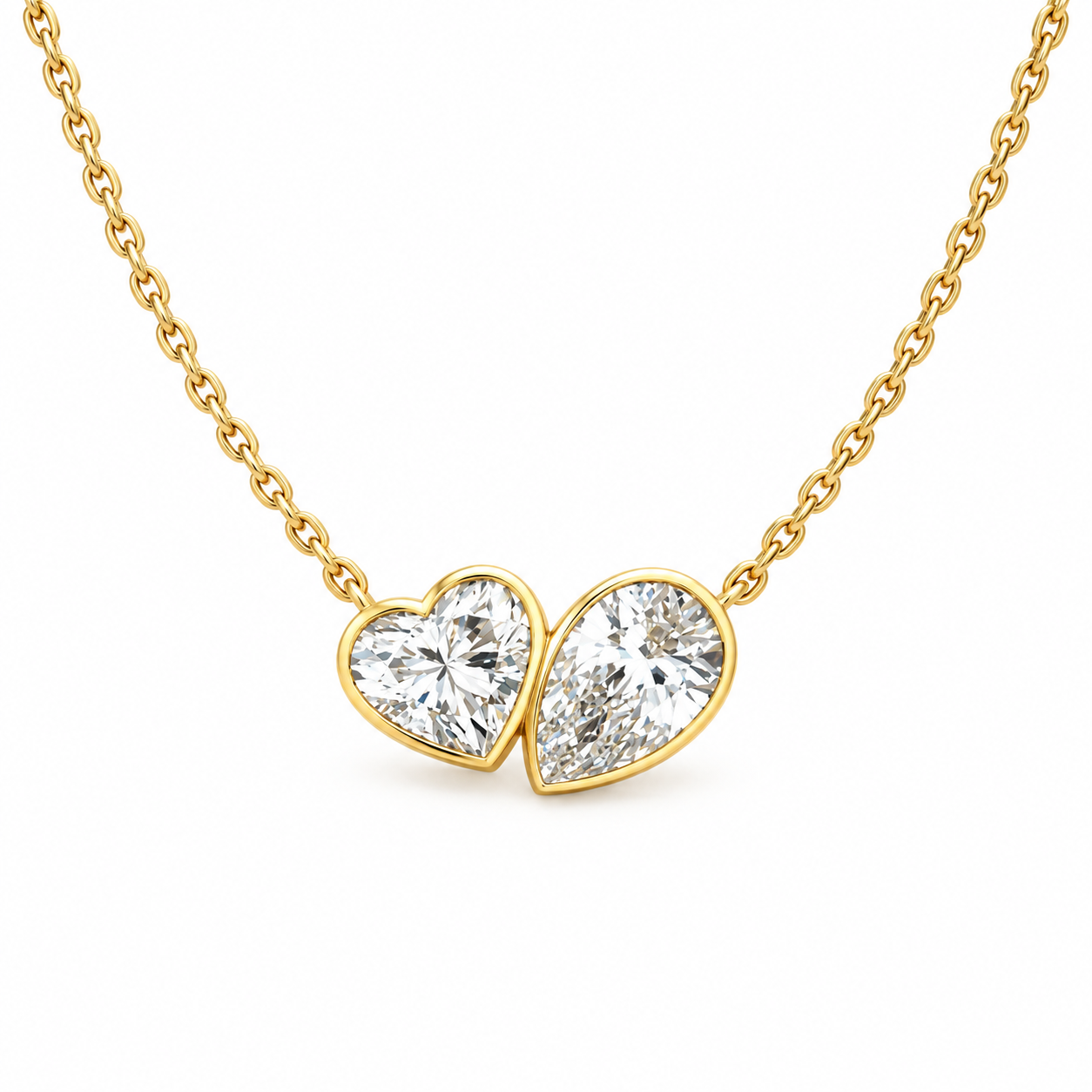 Heart and Pear Trois Et Moi Necklace – view 1 of 2