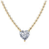 Heart Diamond Solitaire Pendant – view 2 of 2