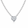Heart Diamond Solitaire Pendant – view 1 of 2