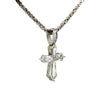 Lab Diamond Cross - Choice of White or Yellow Gold - Approx 4.5ct Total Weight - Lab Diamond Necklace