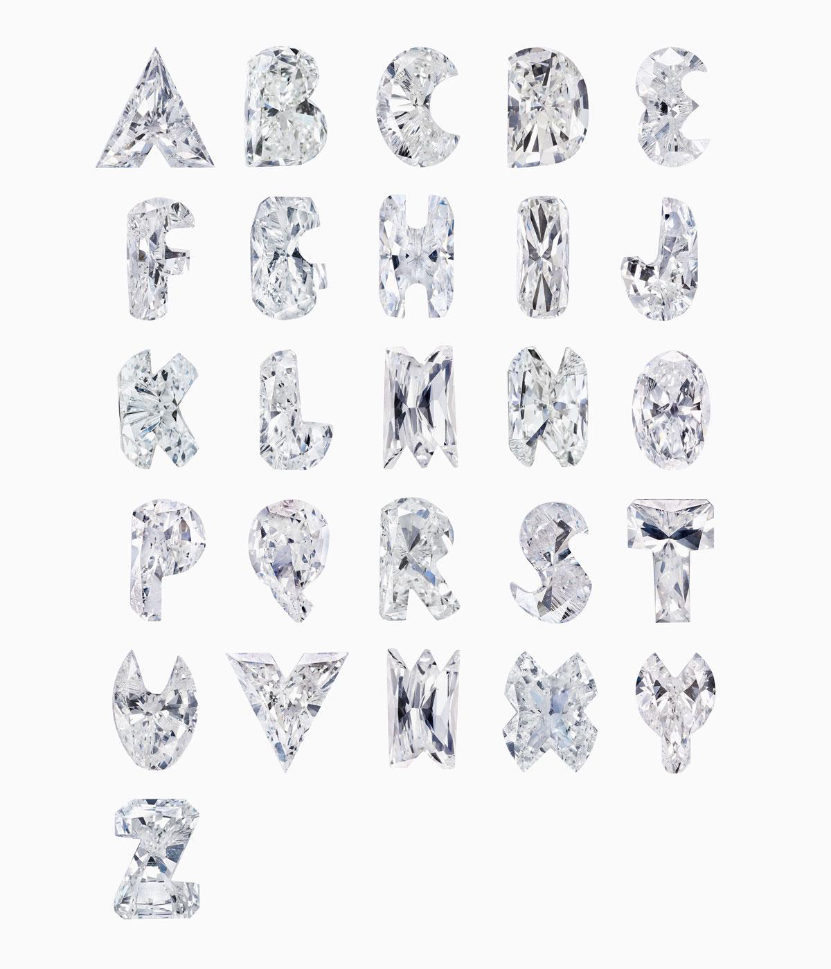 Lab Diamond Initial Pendant – view 2 of 2