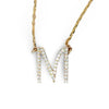 Lab Diamond Initial Pendant
