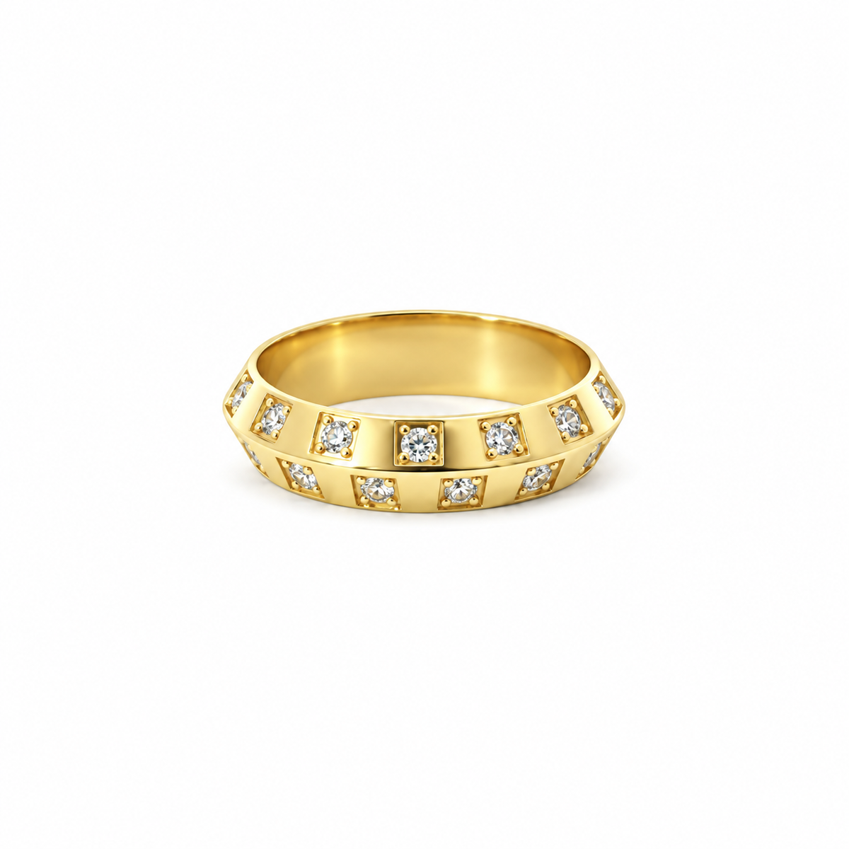 Ladies 5MM Knife Edge Diamond Band – view 1 of 4