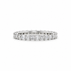 Ladies Asscher Diamond Eternity Band - Ladies Wedding Bands