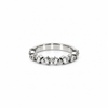Ladies Baguette and Round Diamond Station Band – view 2 of 2