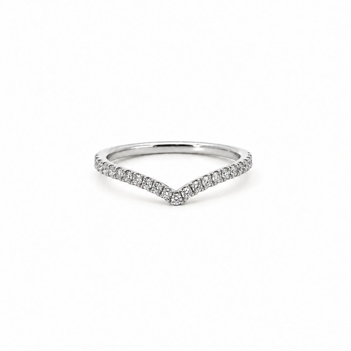 Ladies Chevron Diamond Band – view 2 of 3