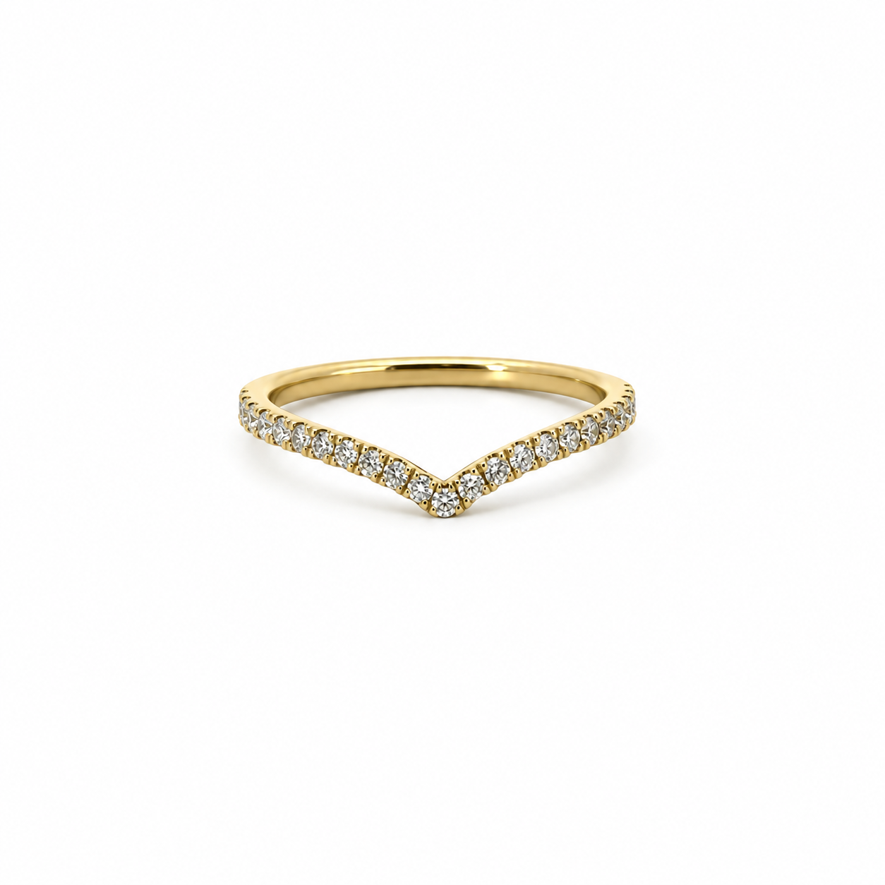 Ladies Chevron Diamond Band – view 1 of 3