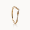 Ladies Chevron Diamond Band – view 3 of 3