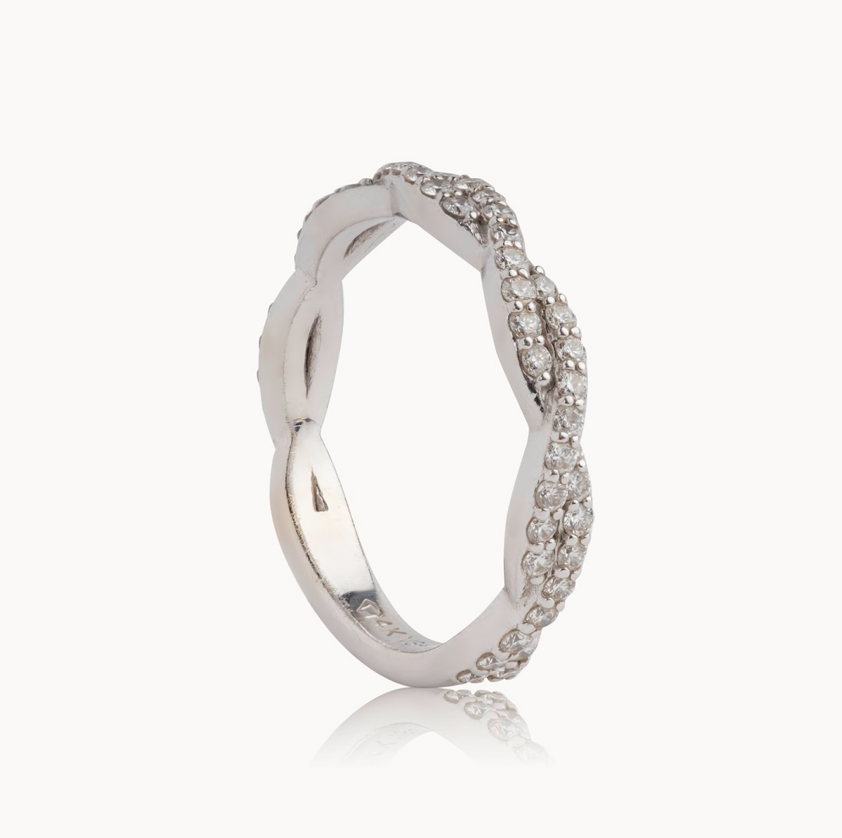 Ladies Diamond Braided Band – view 3 of 3