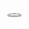 Ladies diamond and gold segment wedding band, .18ct TW – view 2 of 3