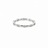 Ladies Diamond Spaced Out Band – view 2 of 2