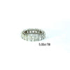 Ladies Elongated Cushion Cut Eternity Band - Lab / Natural Eternity Band