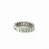 Ladies Elongated Cushion Cut Eternity Band - Lab / Natural Eternity Band