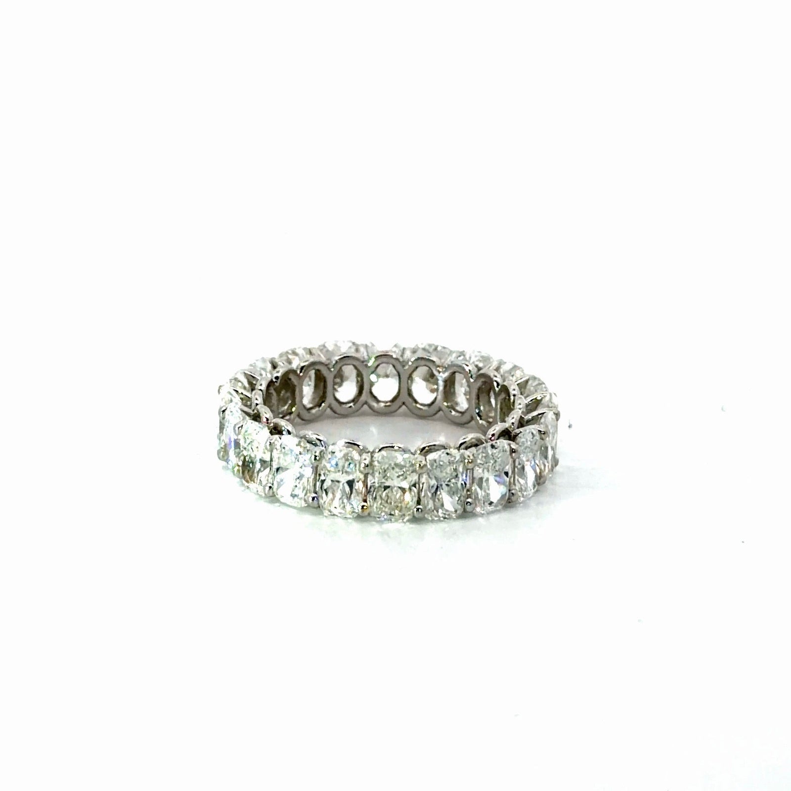Ladies Elongated Cushion Cut Eternity Band - Lab / Natural Eternity Band