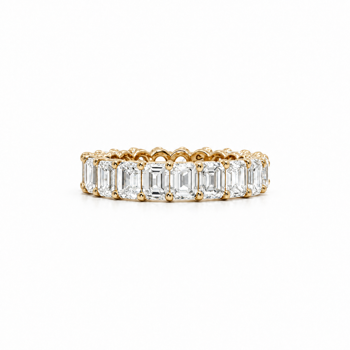 Ladies Emerald Cut Eternity Band – view 2 of 2