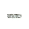 Ladies Emerald Cut Eternity Band - Ladies Wedding Bands