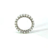 Ladies Emerald & Radiant Cut Eternity Band – view 3 of 3
