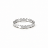 Ladies Hexagon Shape Wedding Band – view 2 of 7