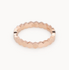 Ladies Hexagon Shape Wedding Band – view 3 of 7