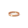 Ladies Hexagon Shape Wedding Band - 14KT Yellow / White or Rose Gold - Ladies Wedding Bands