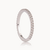 Ladies Italian Pave Band - Ladies Lab Wedding Bands