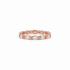 Ladies marquise cut diamond eternity band, .12ct stones – view 3 of 4