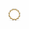 Ladies marquise cut diamond eternity band, .12ct stones – view 2 of 4