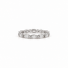 Ladies marquise cut diamond eternity band, .12ct stones – view 4 of 4