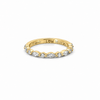 Ladies Marquise & Round Shared Bead Band – view 2 of 3